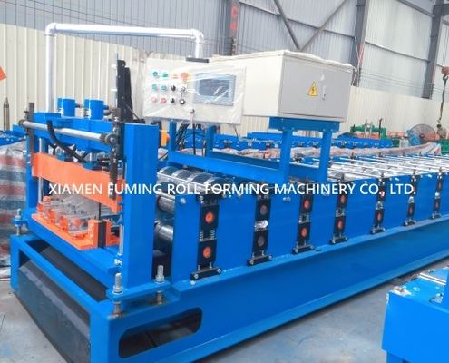 15KW Decking Panel Roll Forming Machine Endüstriyel Yaprak Forming için
